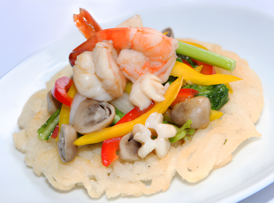 Bánh Phở Áp Chảo Hải Sản/Thịt Bò